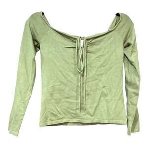 The Drop Top Women Green Small NWT